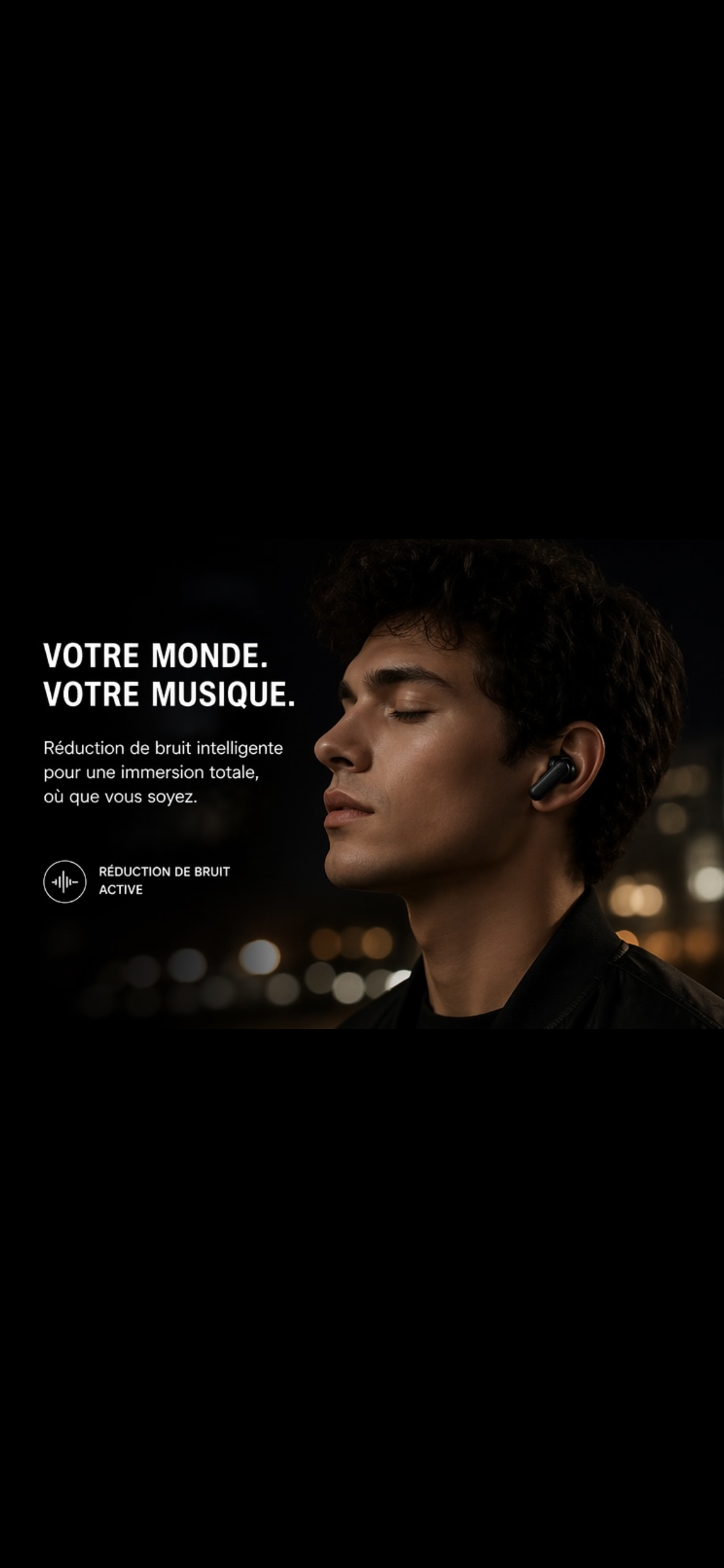 Écouteurs Bluetooth 5.3 – ANC 24h