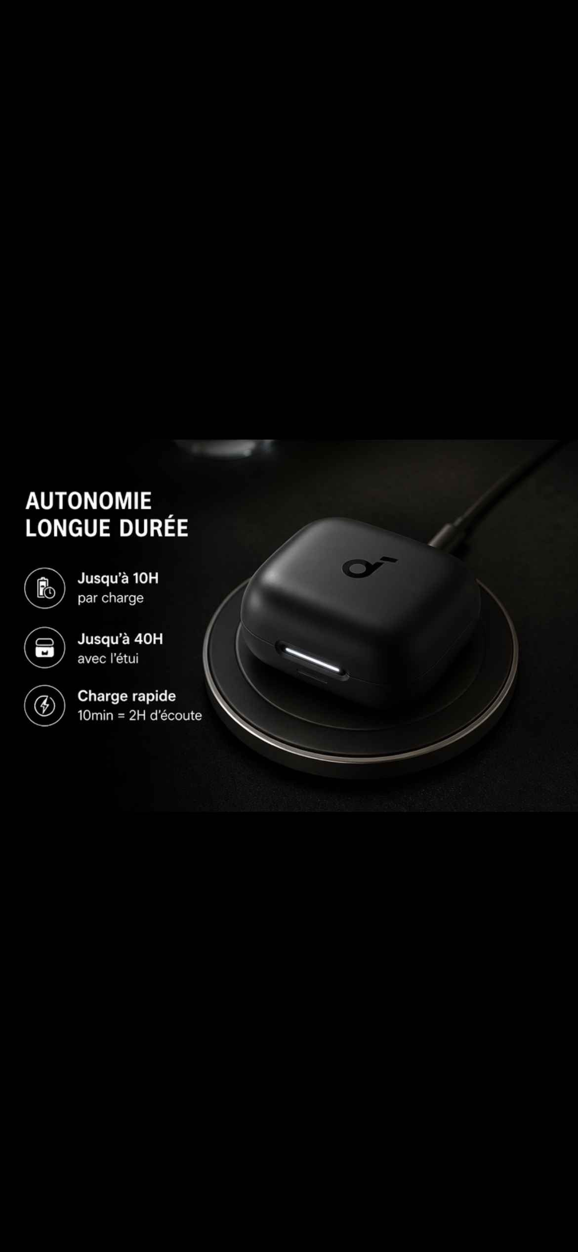 Écouteurs Bluetooth 5.3 – ANC 24h