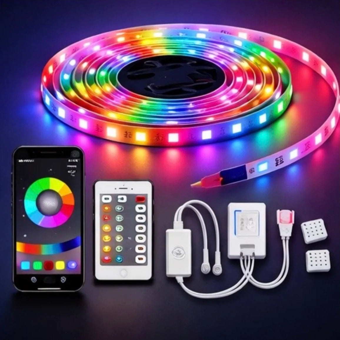 Ruban LED RGB 20M – WiFi & Bluetooth
